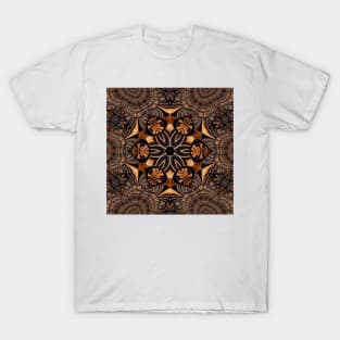 Fine Leather-bound BOOK KALEIDOSCOPE DESIGN and PATTERN T-Shirt